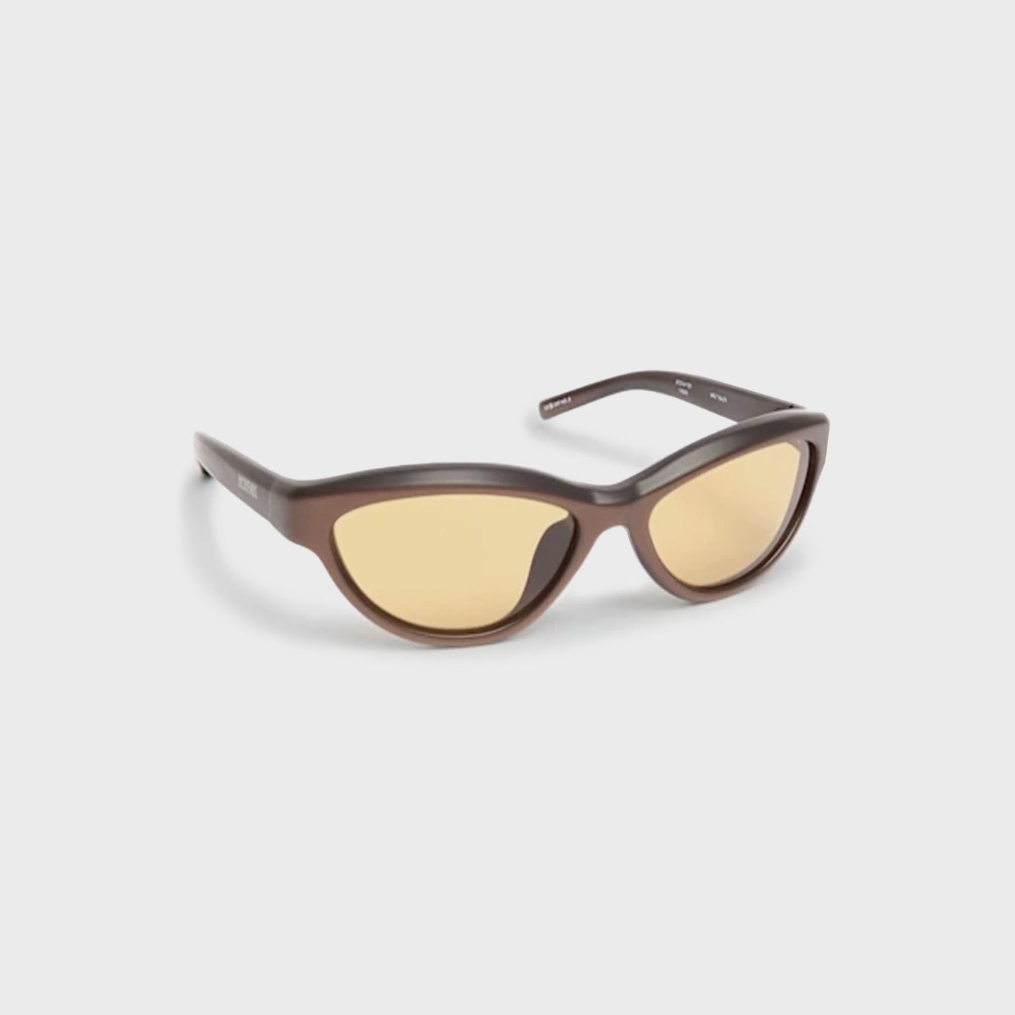 Women Kith Jacquemus Curvo Sunglasses - Matt Metallic Brown