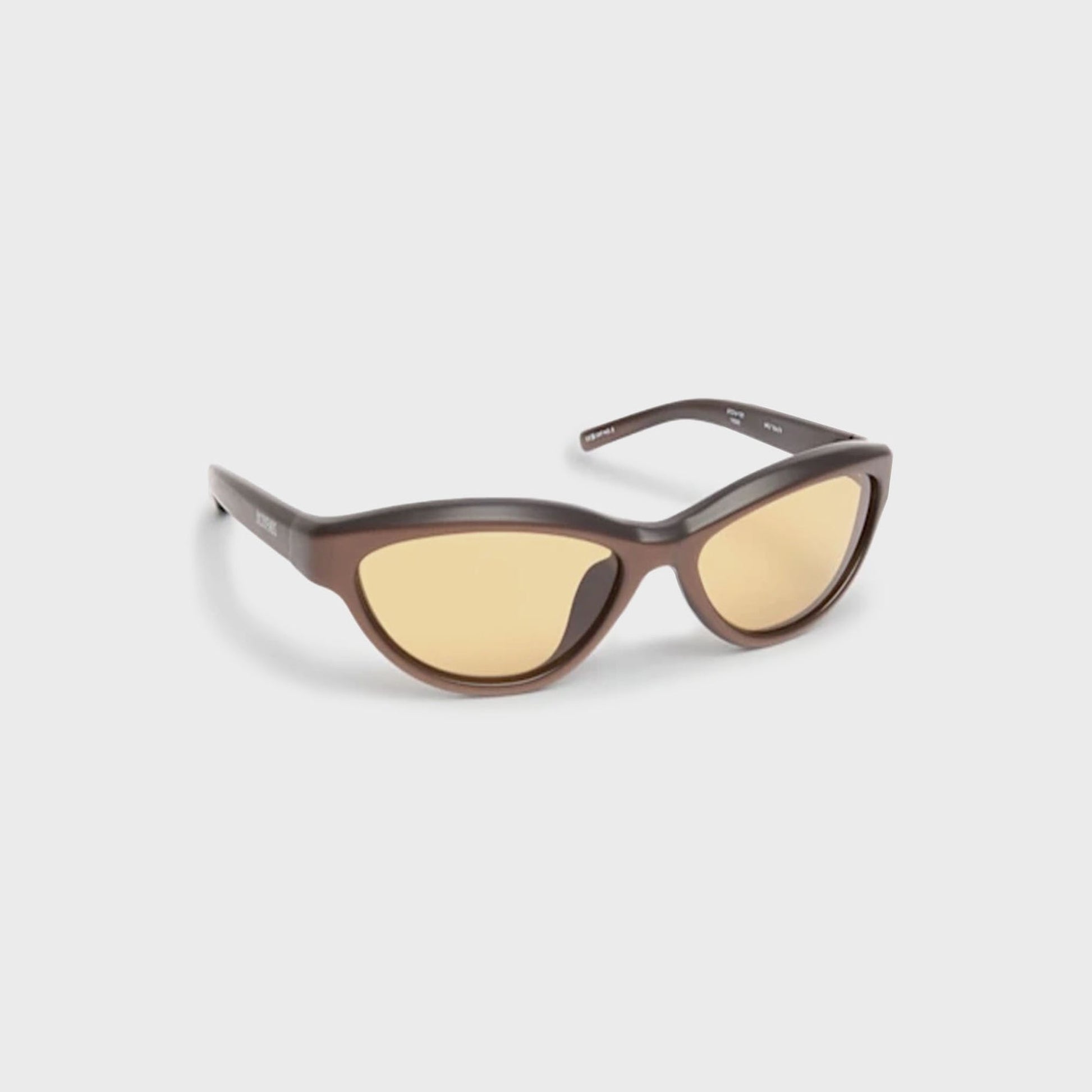 Women Kith Jacquemus Curvo Sunglasses - Matt Metallic Brown