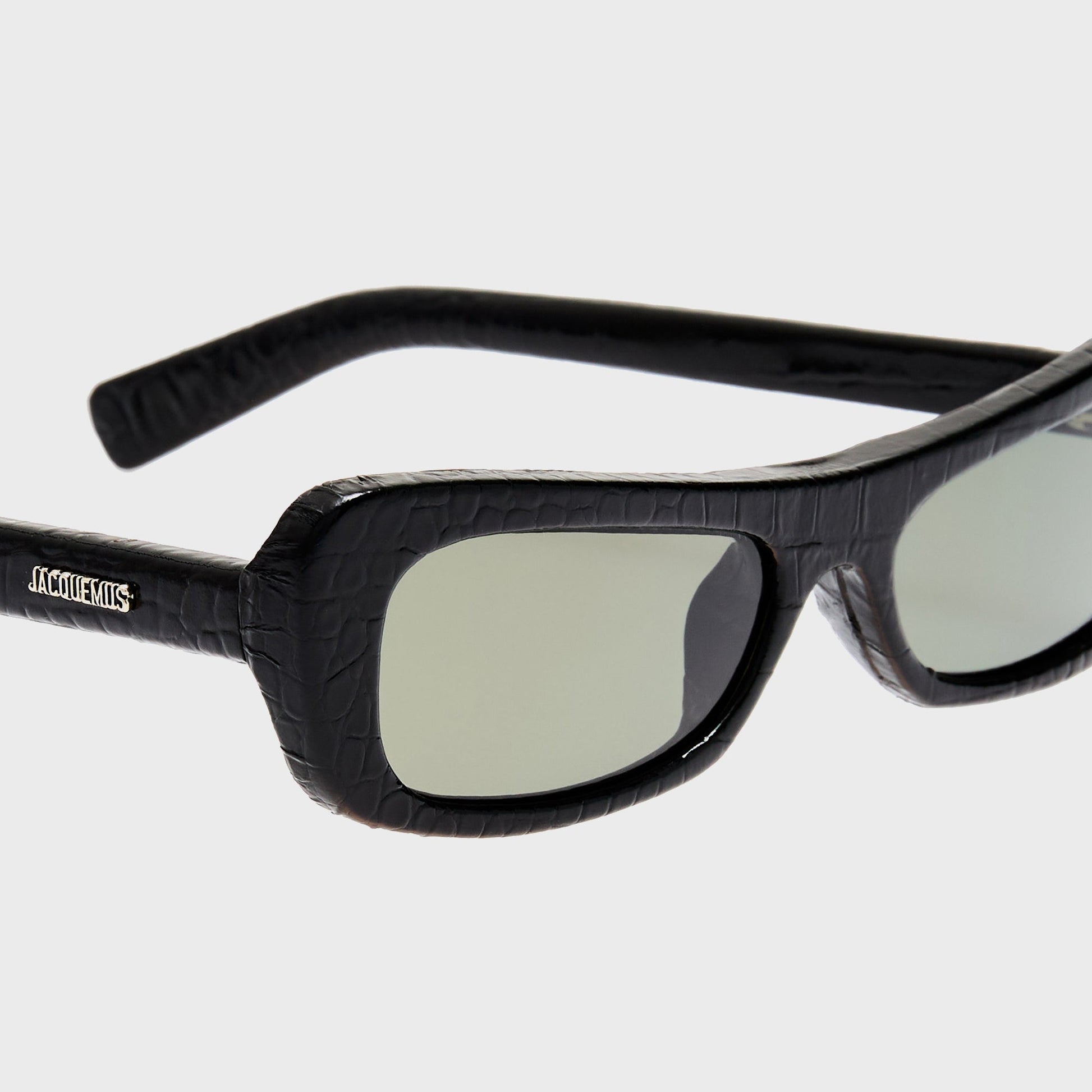 Women Kith Jacquemus Capri Sunglasses - Black Croc