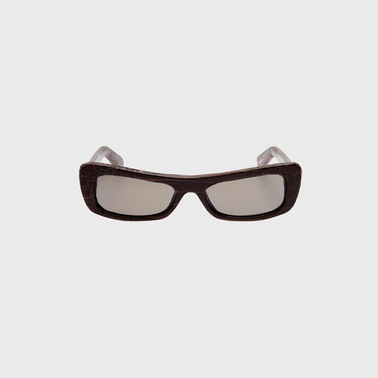 Women Kith Jacquemus Capri Sunglasses - Brown Croc