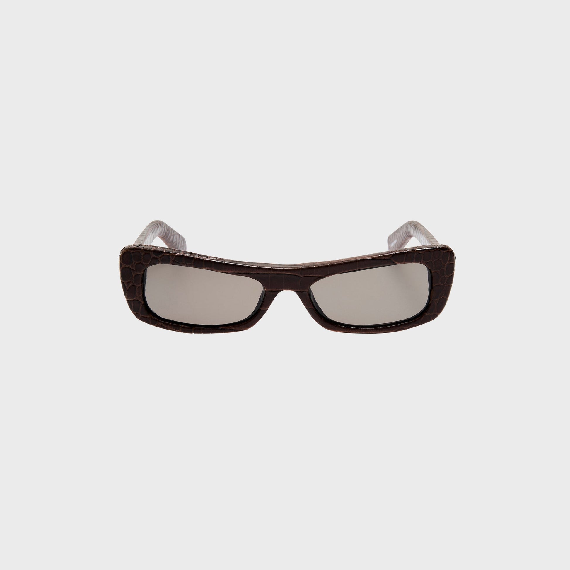Women Kith Jacquemus Capri Sunglasses - Brown Croc