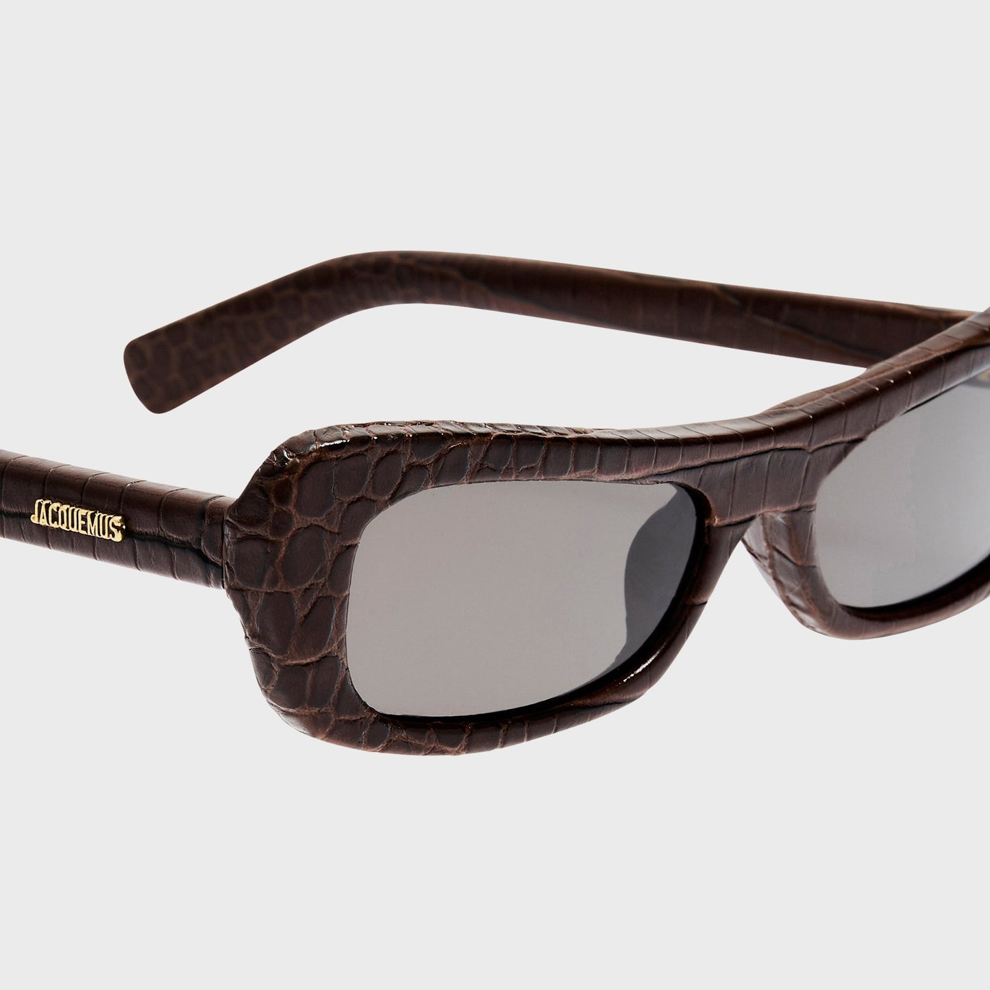 Women Kith Jacquemus Capri Sunglasses - Brown Croc
