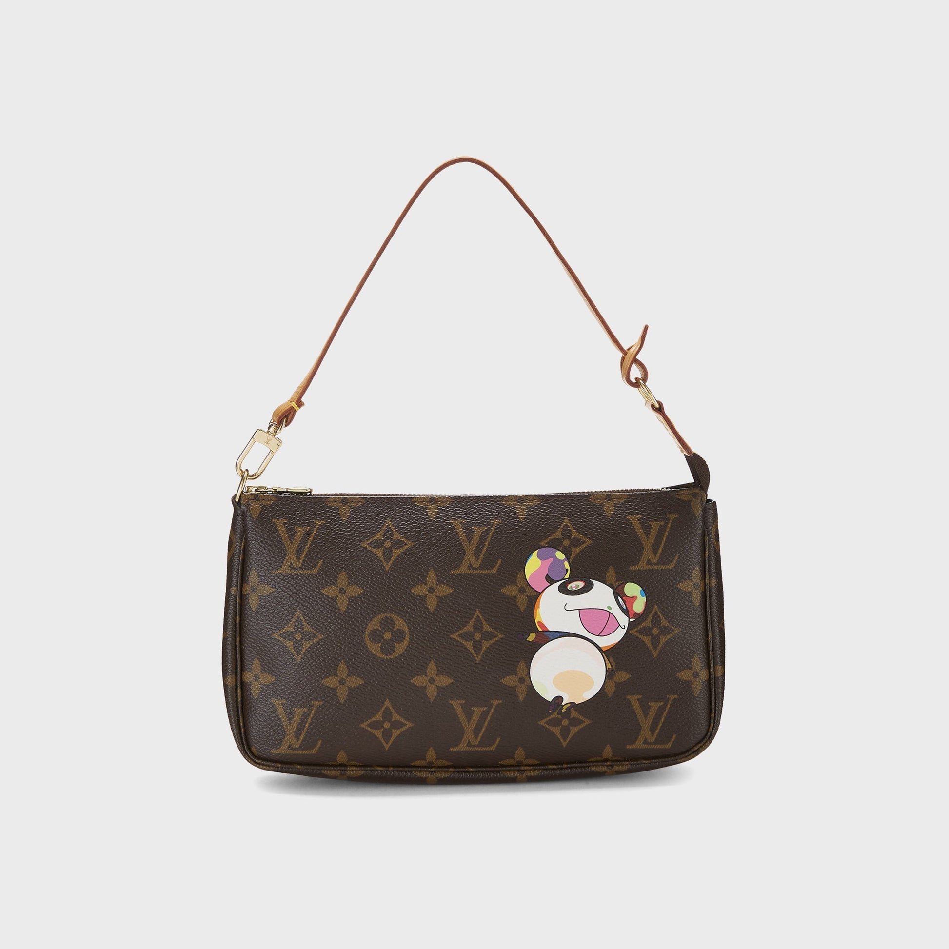 Women Kith WGACA Louis Vuitton Murakami Panda Pochette Accessories V2 - Brown