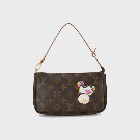Women Kith WGACA Louis Vuitton Murakami Panda Pochette Accessories V2 - Brown