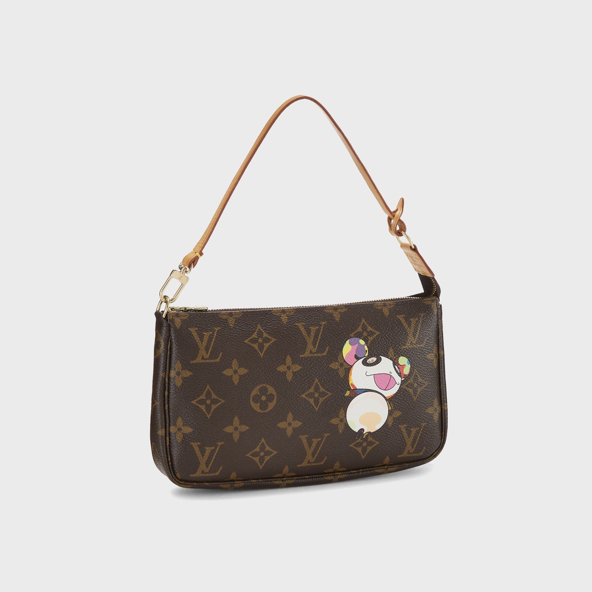 Women Kith WGACA Louis Vuitton Murakami Panda Pochette Accessories V2 - Brown