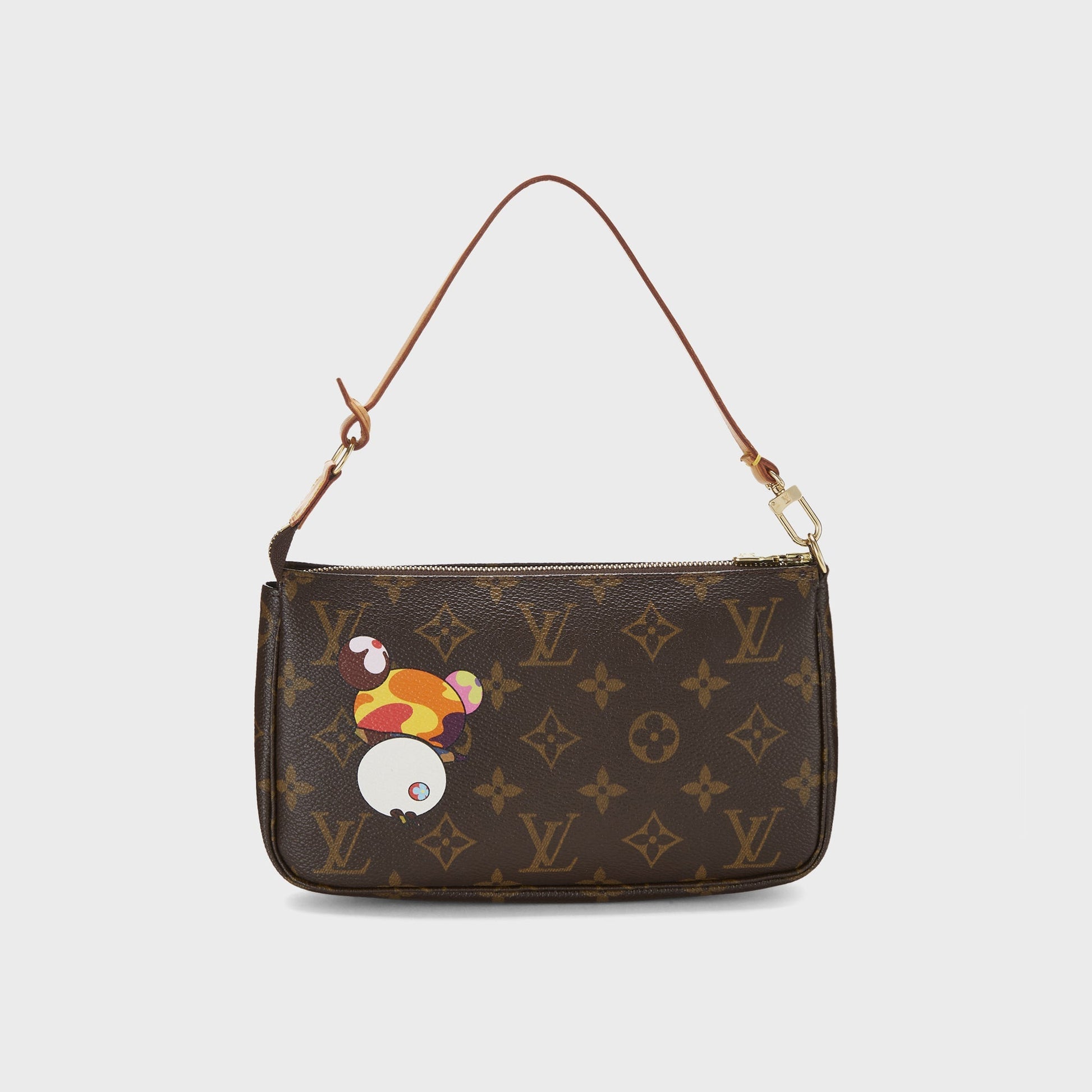 Women Kith WGACA Louis Vuitton Murakami Panda Pochette Accessories V2 - Brown