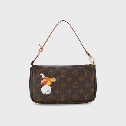 Women Kith WGACA Louis Vuitton Murakami Panda Pochette Accessories V2 - Brown
