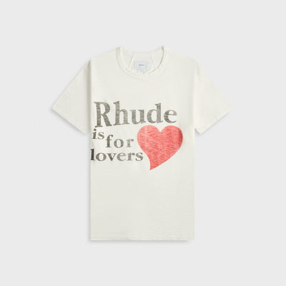 Men Kith Rhude Lovers Slub Tee - White