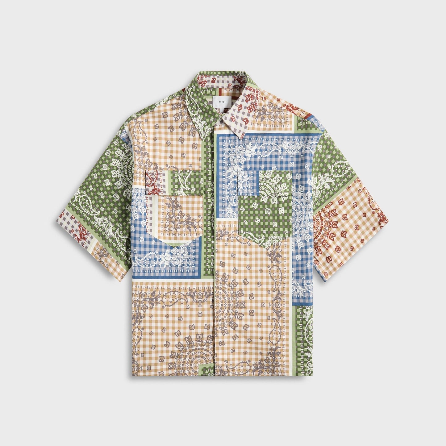 Men Kith Rhude Bandana Boxy Work Shirt - Multi