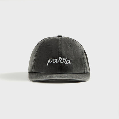 Men Kith by Parra Scripted 6 Panel Cap - Washed Black