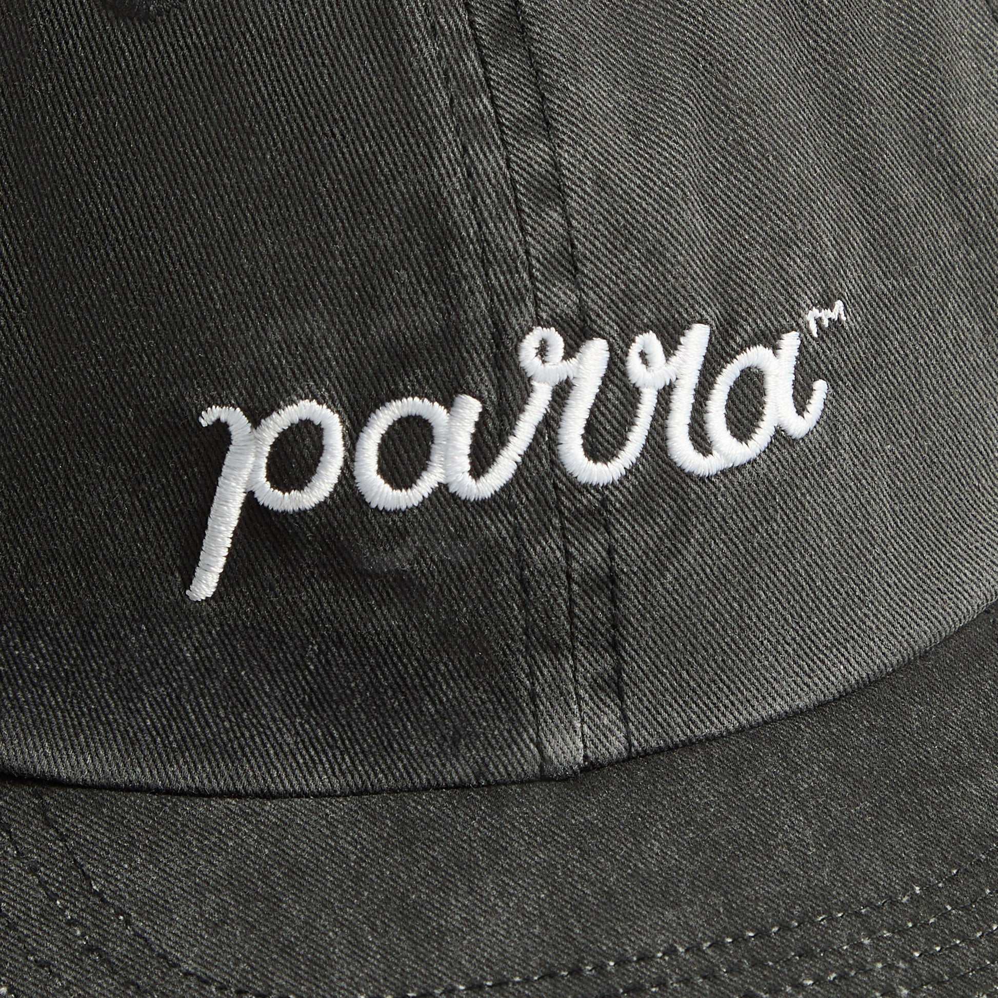Men Kith by Parra Scripted 6 Panel Cap - Washed Black