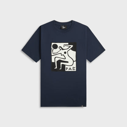 Men Kith by Parra Ball Sports Tee - Navy Blue