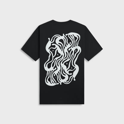 Men Kith by Parra The Blob Tee - Washed Black