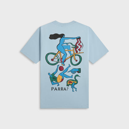 Men Kith by Parra Vase Delivery Tee - Light Blue