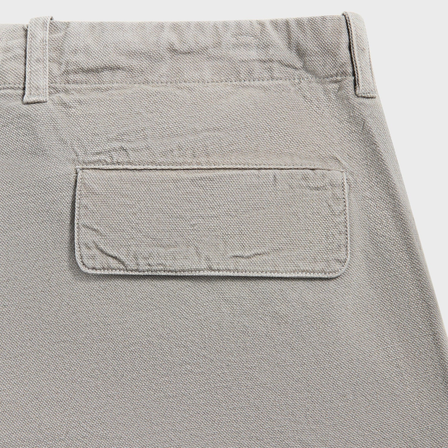 Men Kith Our Legacy Mount Cargo Pant in Stone Gravel Draping Canvas - Grey
