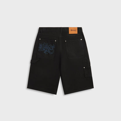 Men Kith Awake NY Painter Shorts - Black