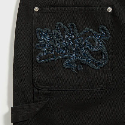 Men Kith Awake NY Painter Shorts - Black