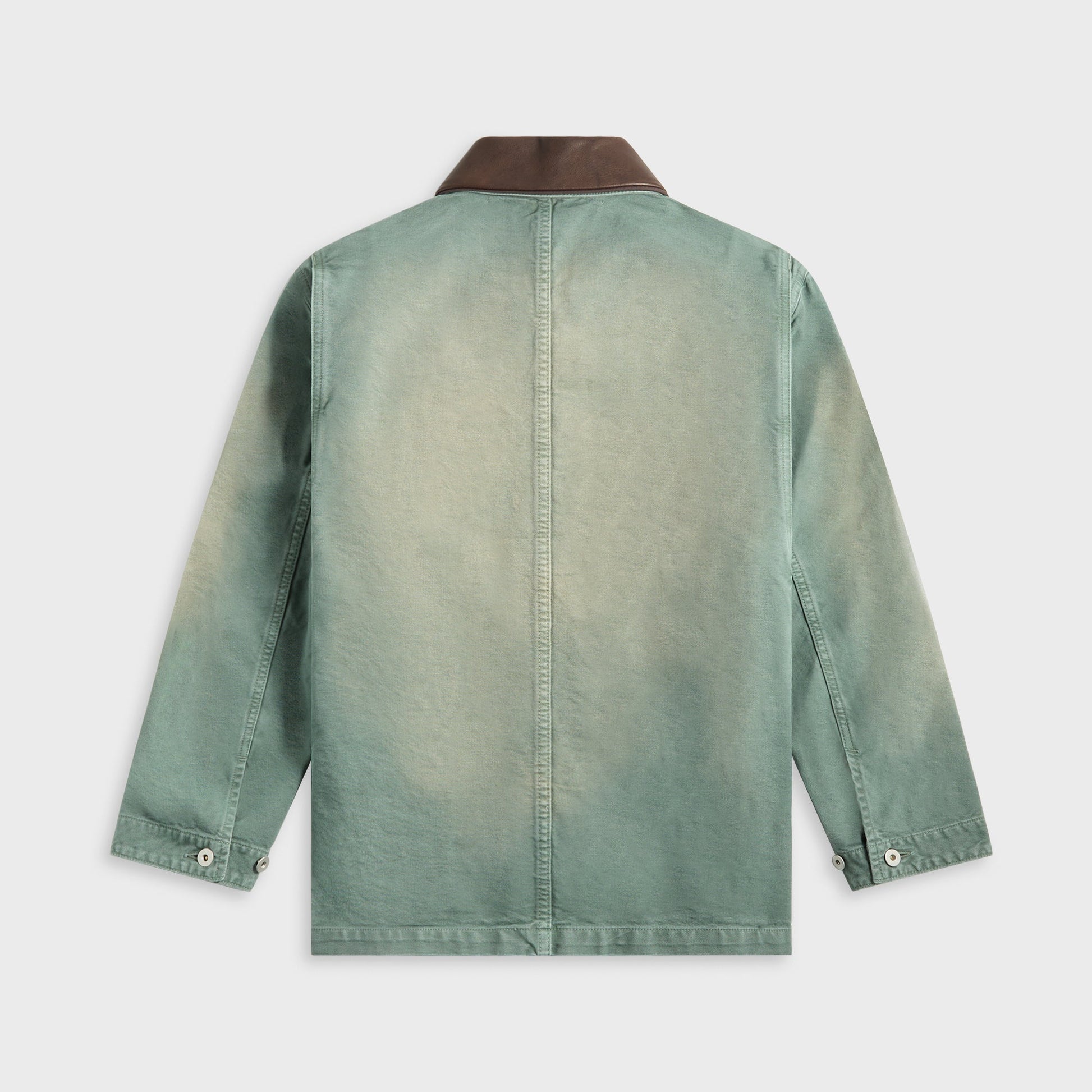Men Kith Auralee Organic Cotton Duck Blouson - Ash Green