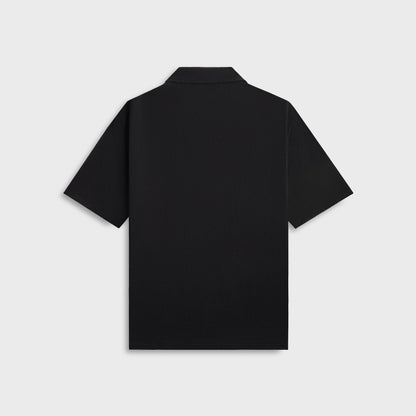 Men Kith Our Legacy Box Shirt - Black Crochet Weave