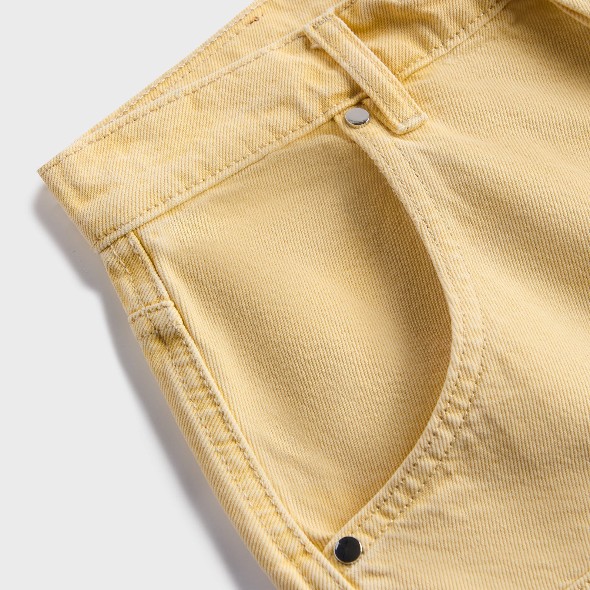 Women Kith EB Denim Enzo Mid Rise Carpenter - Butter