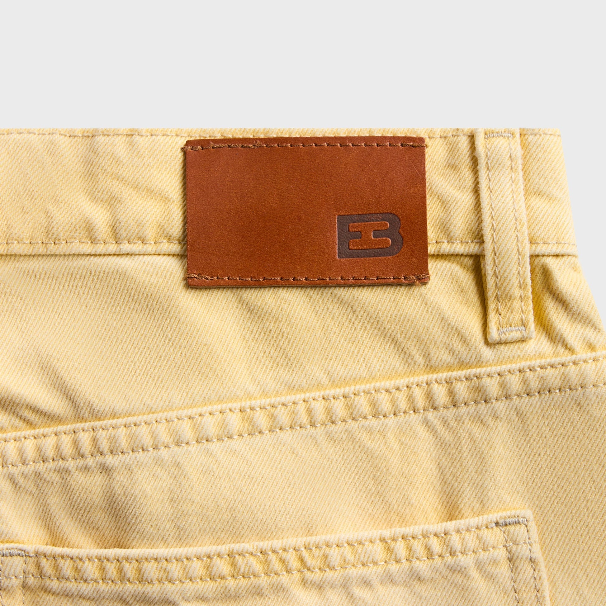 Women Kith EB Denim Enzo Mid Rise Carpenter - Butter