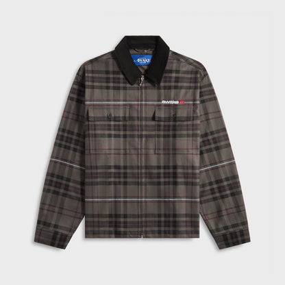 Men Kith Awake NY Plaid Flannel Shirt - Brown