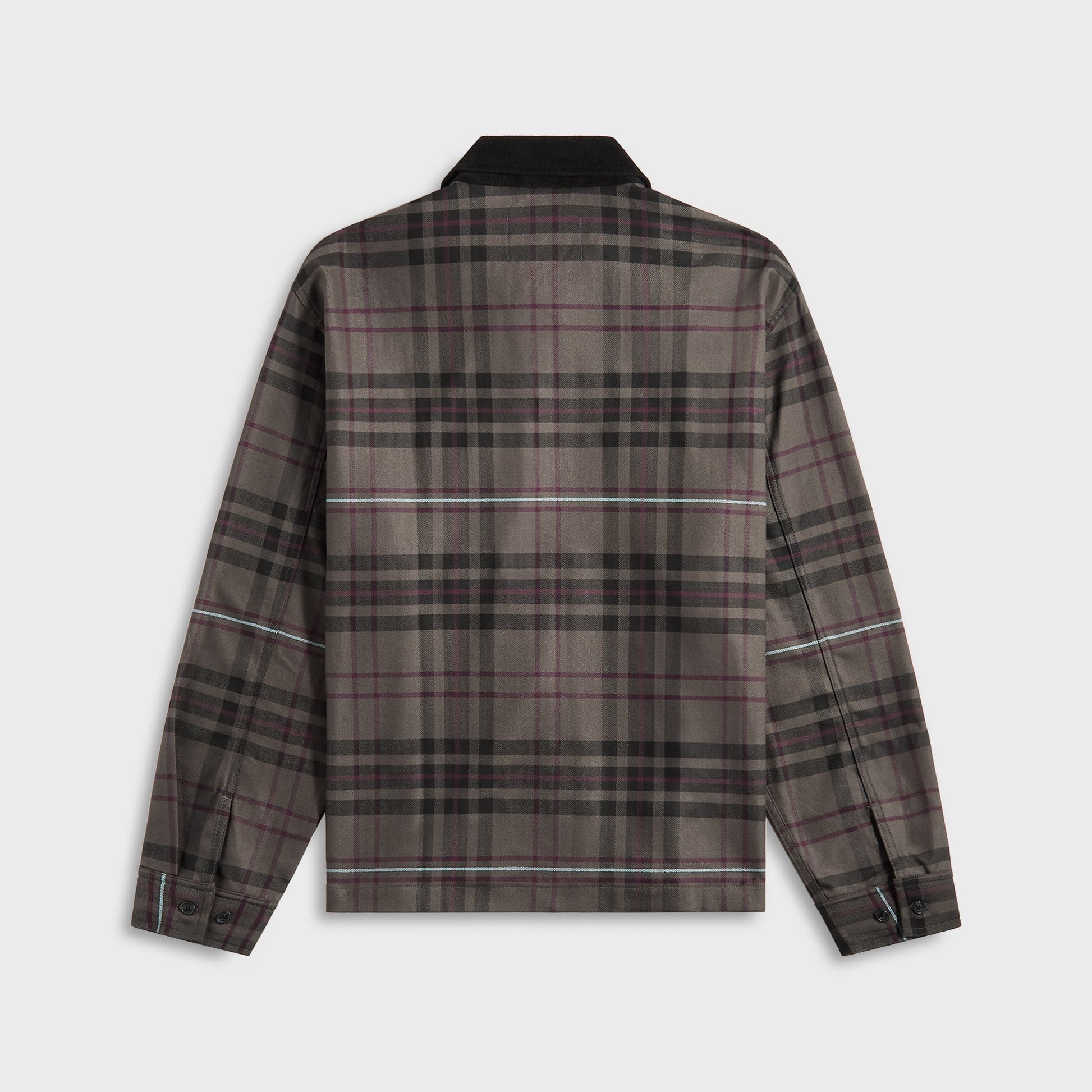 Men Kith Awake NY Plaid Flannel Shirt - Brown
