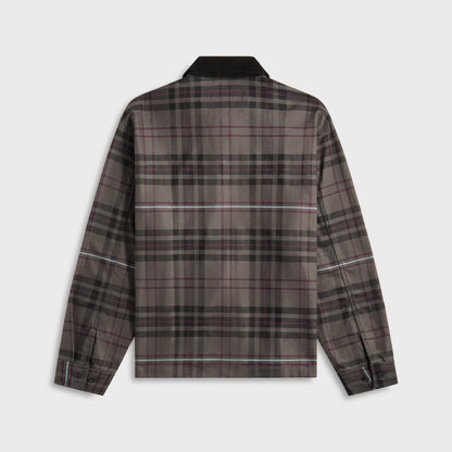 Men Kith Awake NY Plaid Flannel Shirt - Brown
