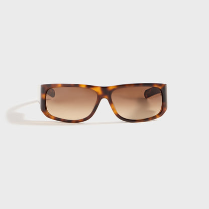 Men Kith Flatlist April - Dark Tortoise / Brown Gradient Lens