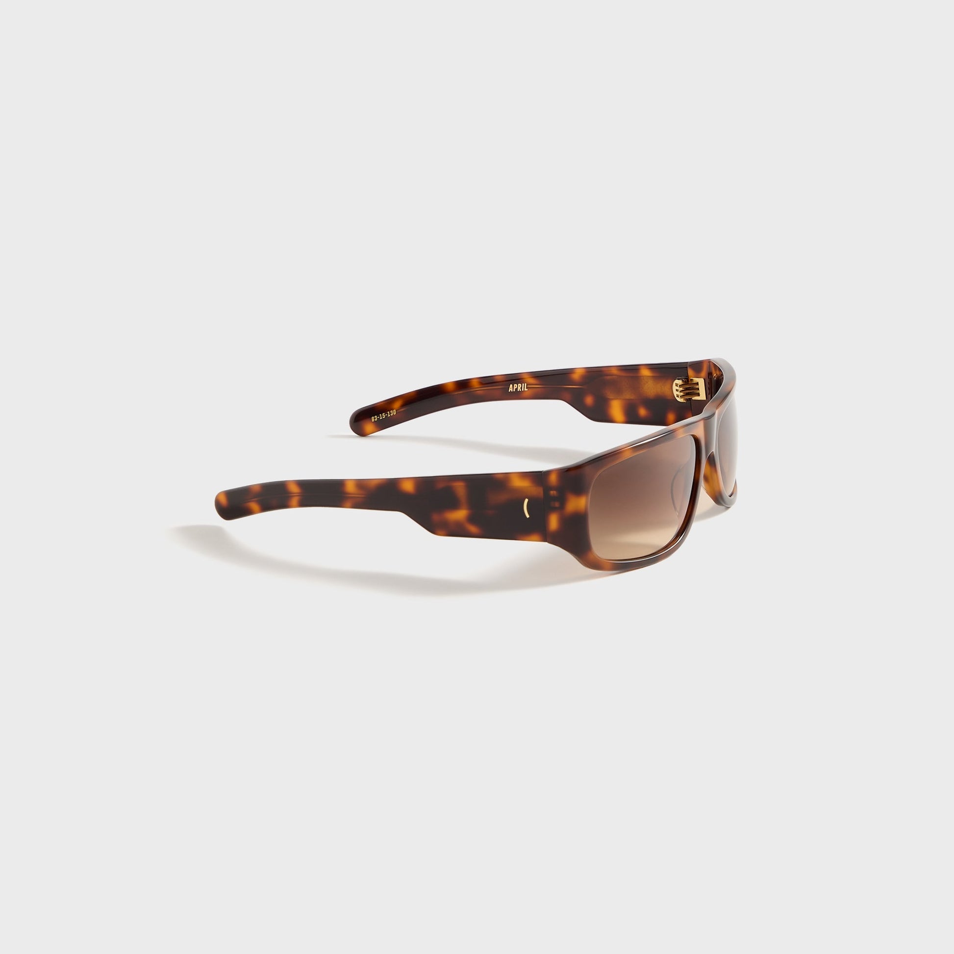 Men Kith Flatlist April - Dark Tortoise / Brown Gradient Lens