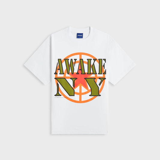 Men Kith Awake NY Crosshair Tee - White