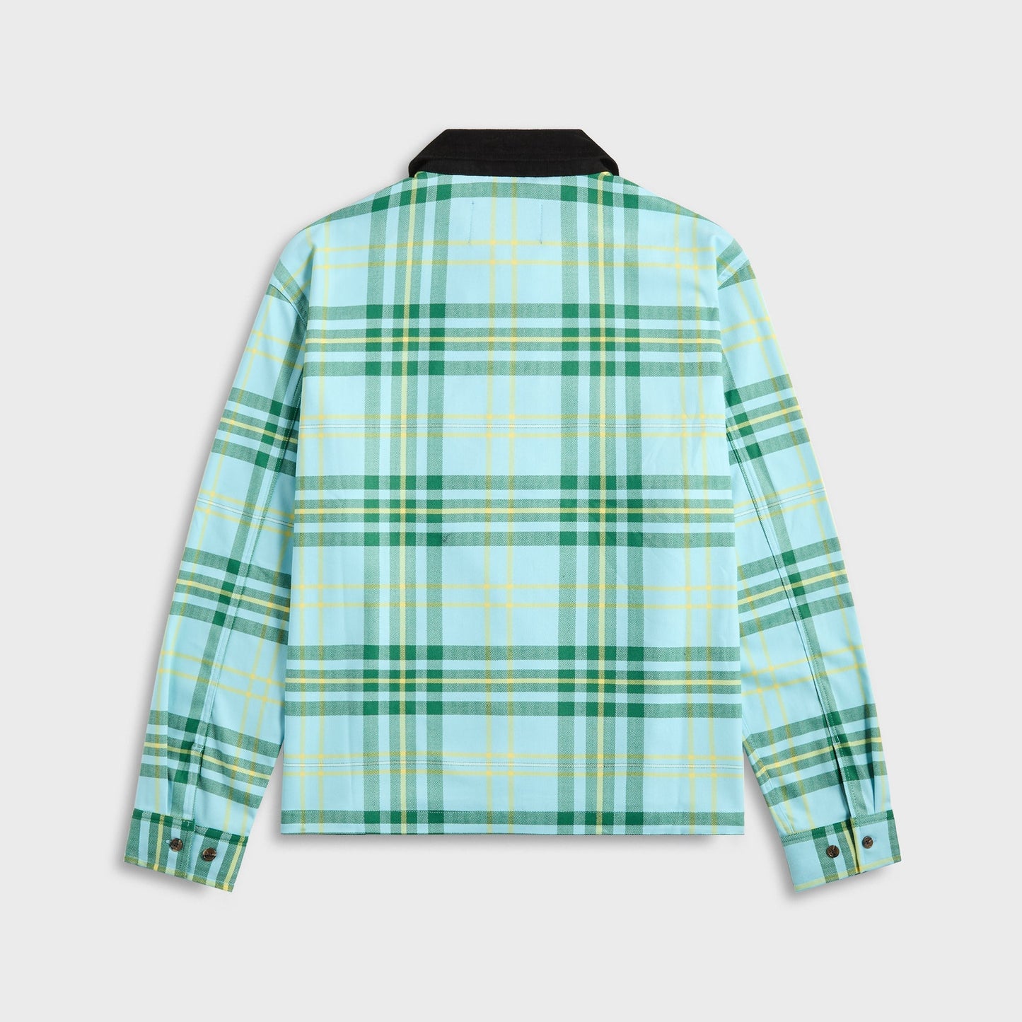 Men Kith Awake NY Plaid Flannel Shirt - Turquoise