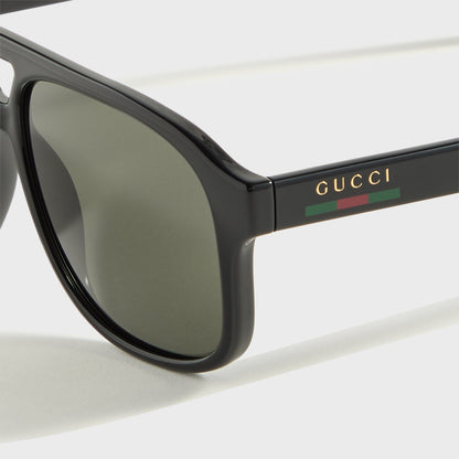 Men Kith Gucci Aviator Sunglasses - Black