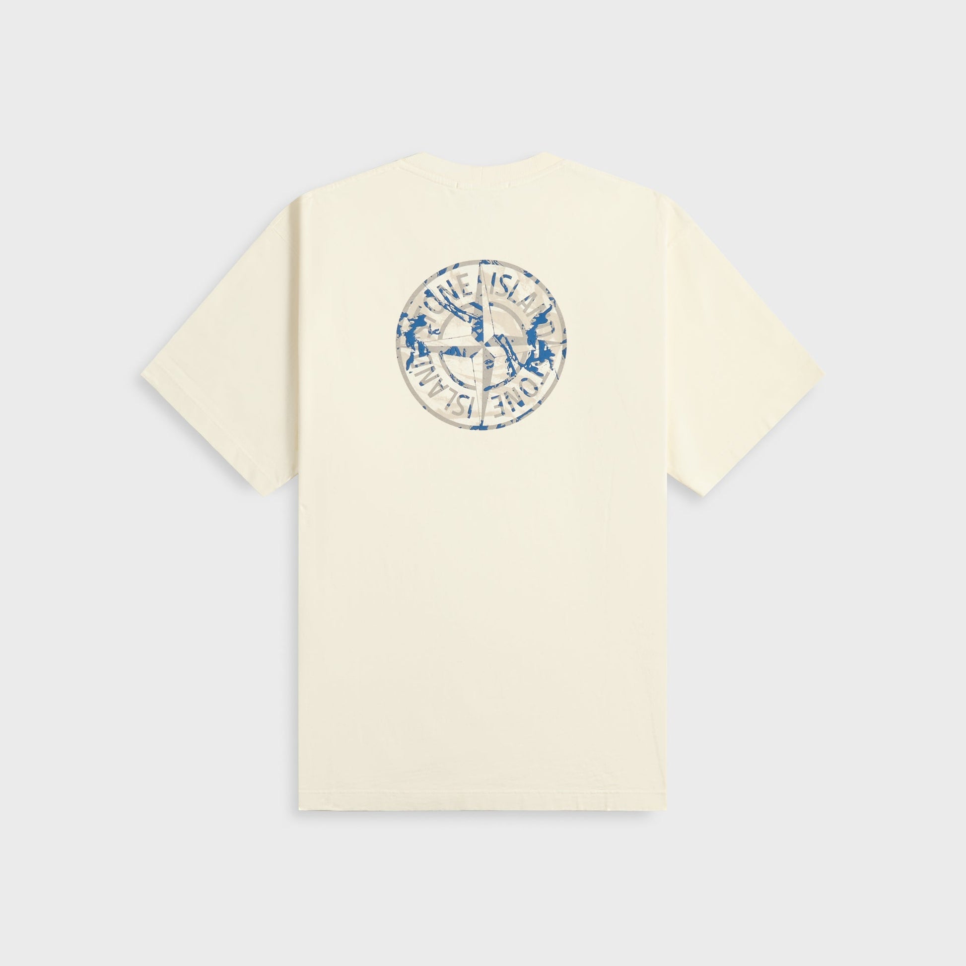 Men Kith Stone Island Compass Camo Tee - Ivory