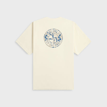 Men Kith Stone Island Compass Camo Tee - Ivory