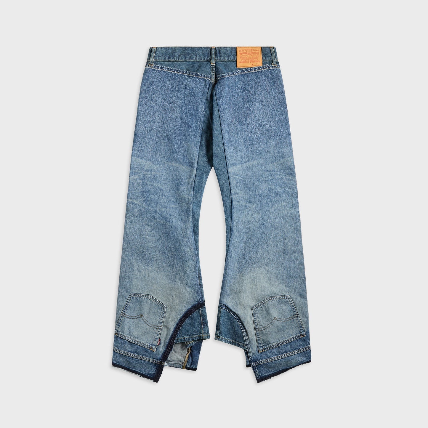 Men Kith Junya Watanabe Man x Levi's Edition Inkjet W Name Berberjin Jeans - In