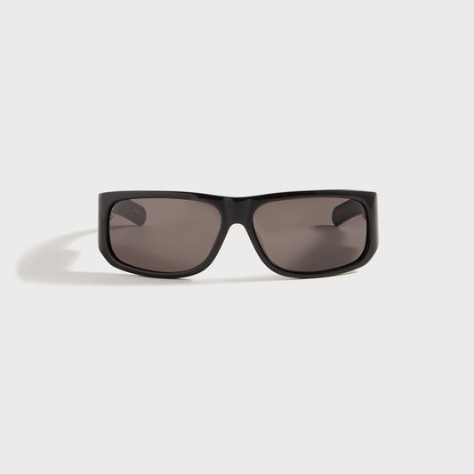 Men Kith Flatlist April - Solid Black / Solid Black Lens