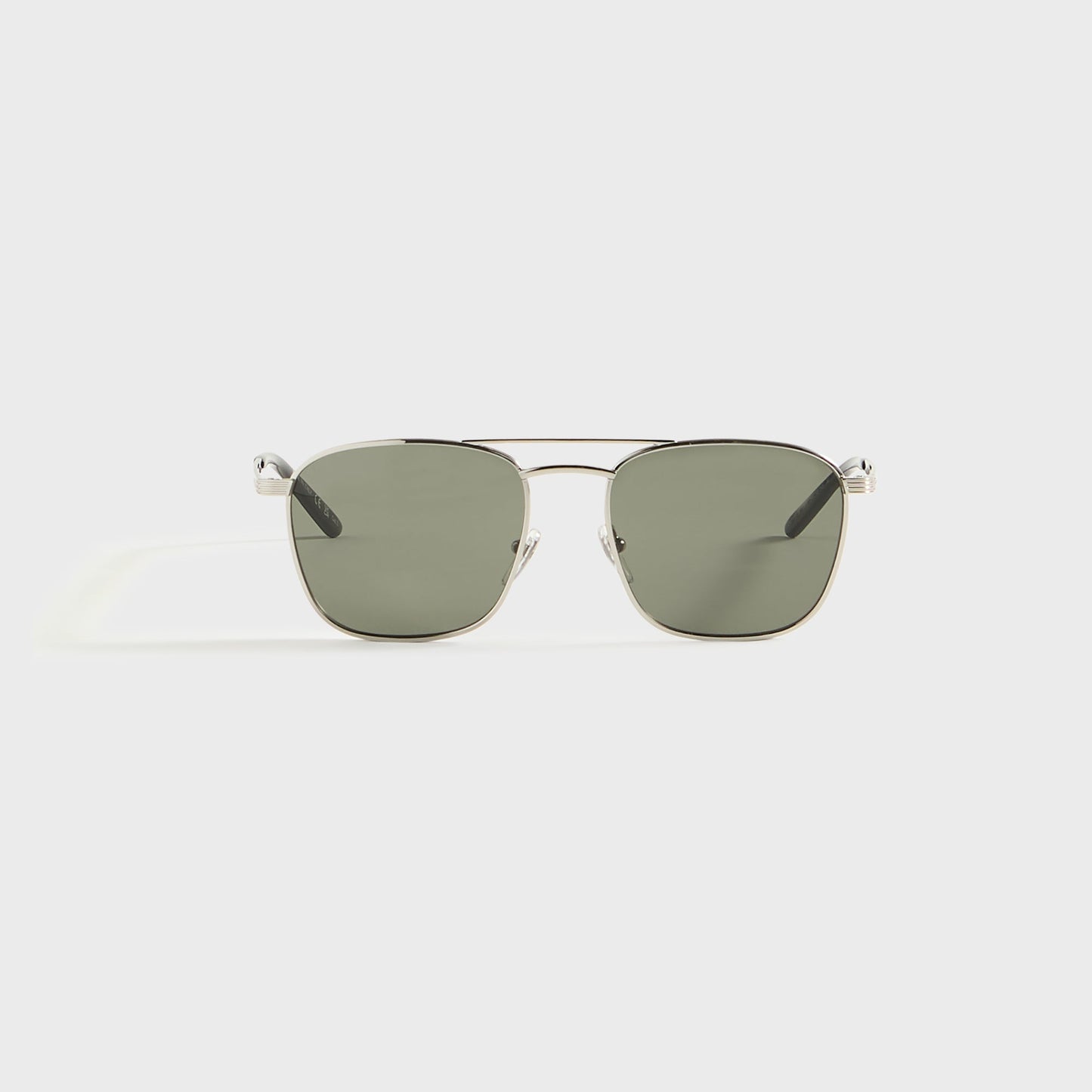 Men Kith Gucci Square Sunglasses - Silver