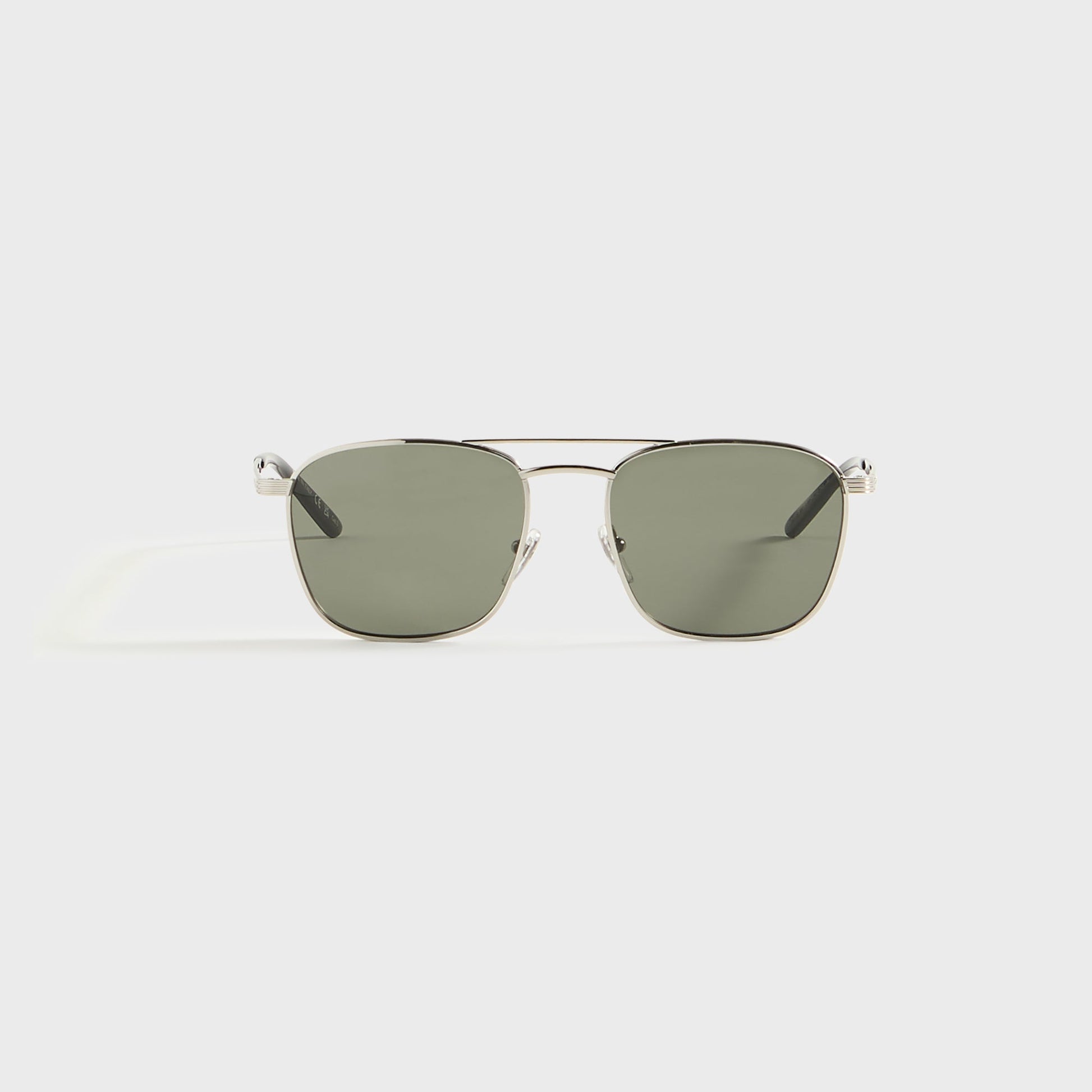 Men Kith Gucci Square Sunglasses - Silver