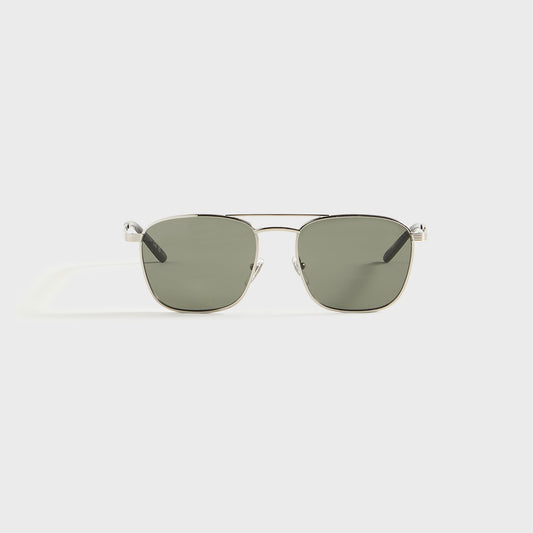 Men Kith Gucci Square Sunglasses - Silver