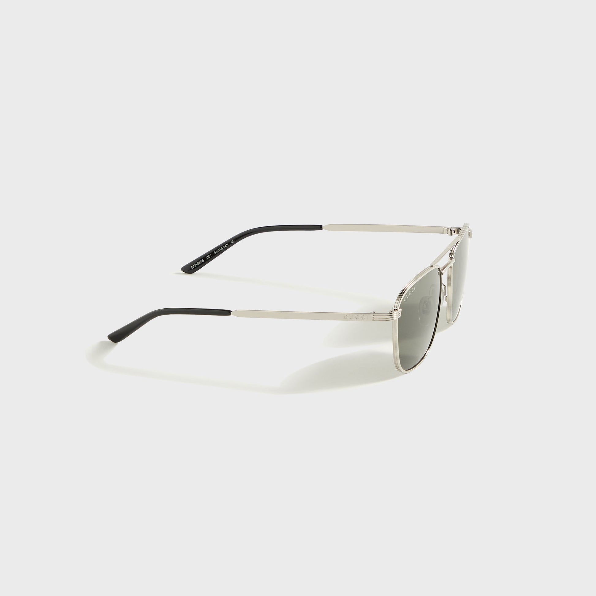 Men Kith Gucci Square Sunglasses - Silver