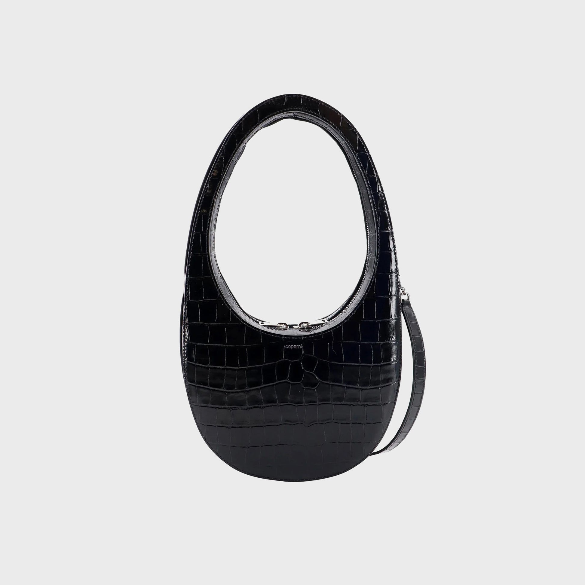 Women Kith Coperni Python Embossed Swipe Bag - Black