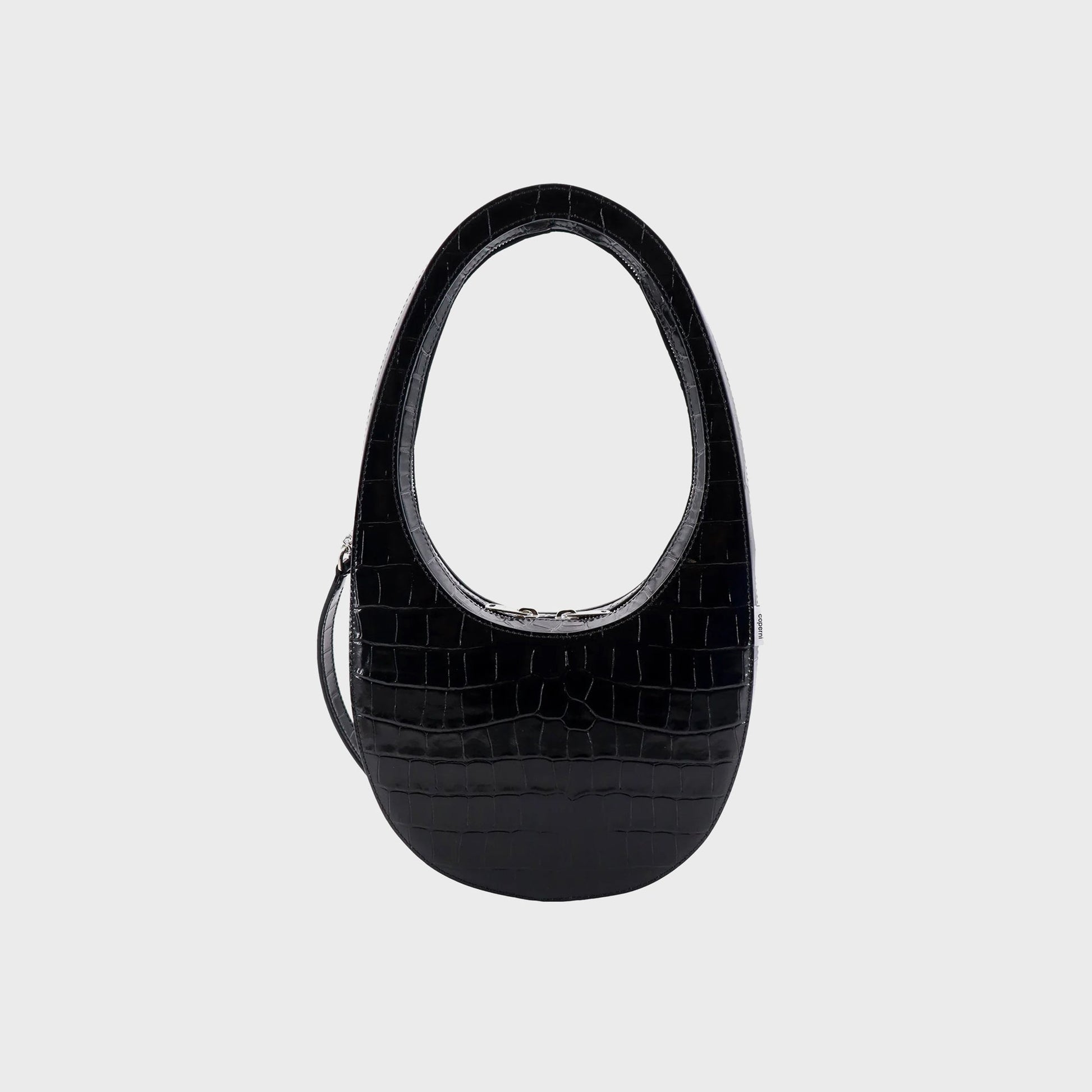 Women Kith Coperni Python Embossed Swipe Bag - Black