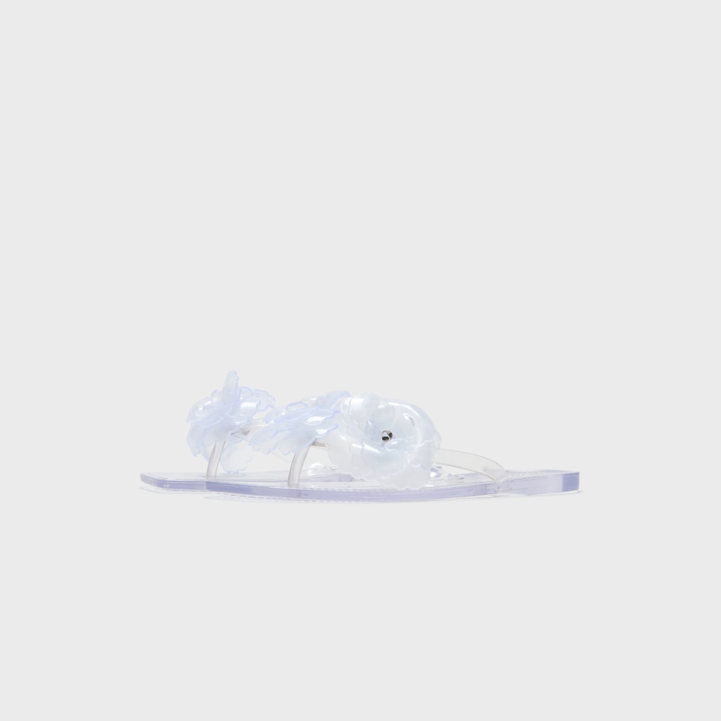 Women Kith Coperni Silicone Flower Flat Sandals - Clear