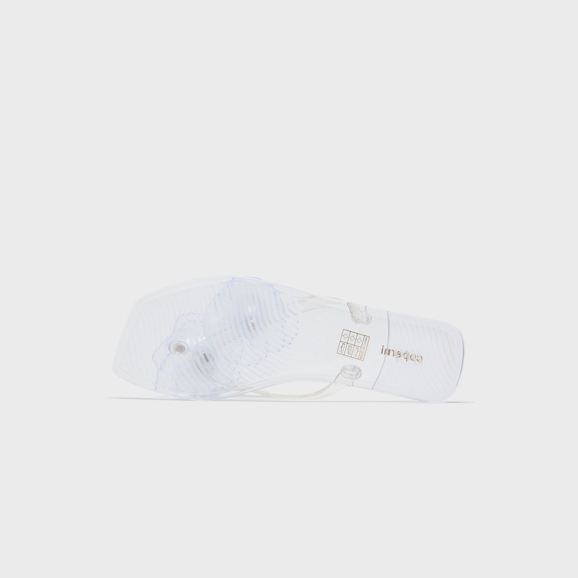 Women Kith Coperni Silicone Flower Flat Sandals - Clear