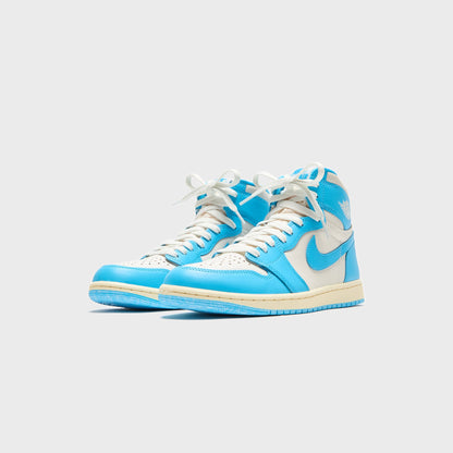 Men|Women Kith Jordan Air Jordan 1 High Retro OG - Dark Powder Blue / Blue / Sail