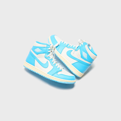 Men|Women Kith Jordan Air Jordan 1 High Retro OG - Dark Powder Blue / Blue / Sail