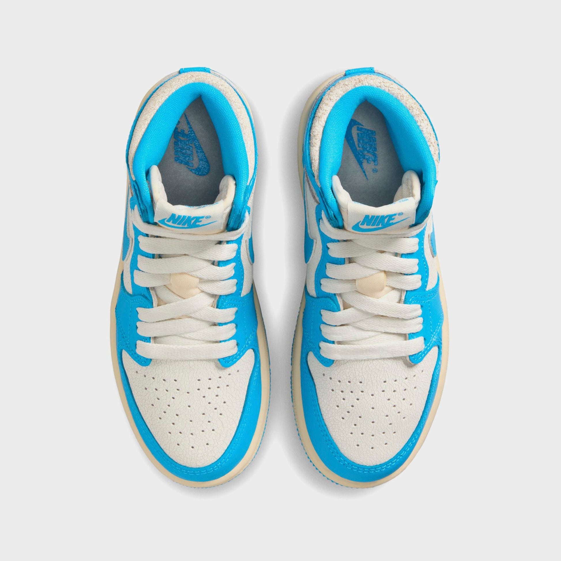 Kids Kith Jordan PS Air Jordan 1 Retro High OG - Dark Powder Blue / Blue / Sail