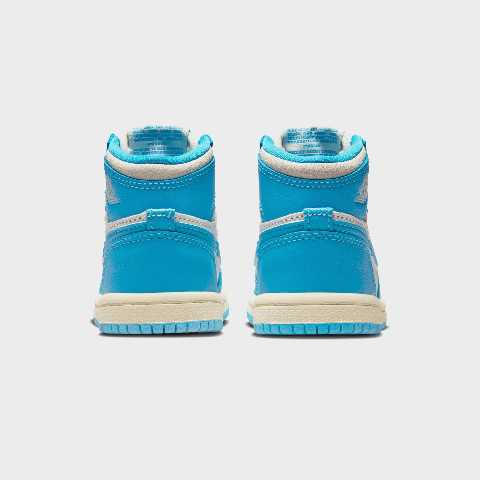 Kids Kith Jordan TD Jordan 1 Retro High OG - Dark Powder Blue / Blue / Sail