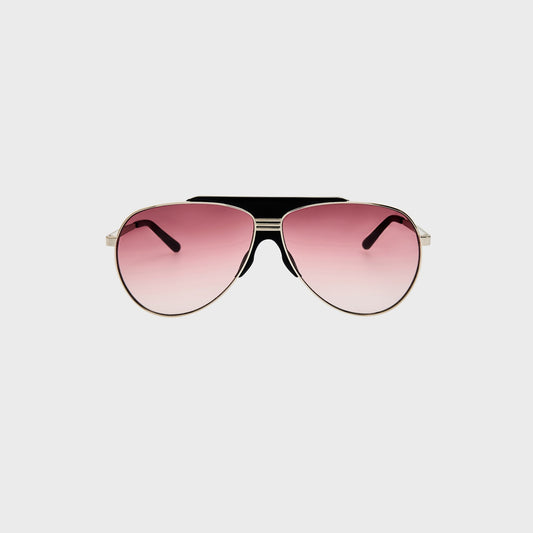 Women Kith The Attico Aviator Sunglasses - Silver